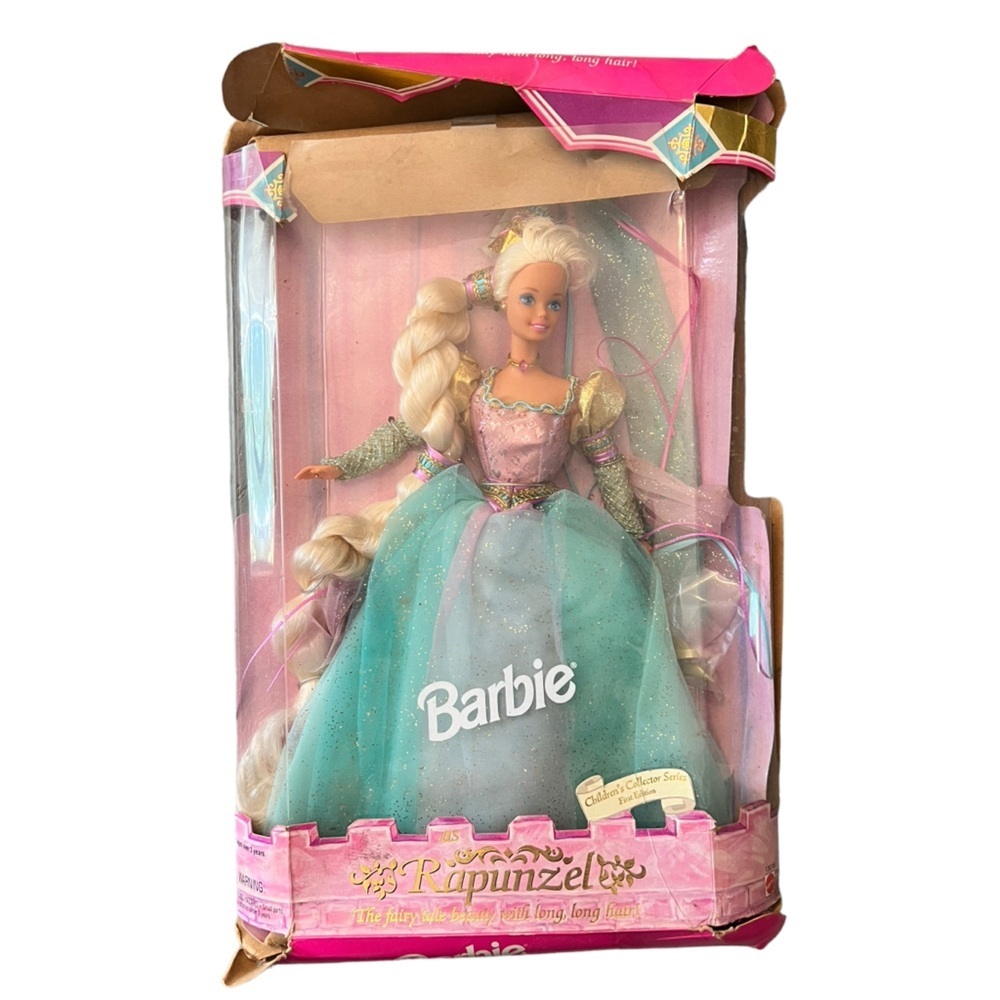 Vintage 1994 Children's Collector First Edition Barbie as Rapunzel NIB as is
